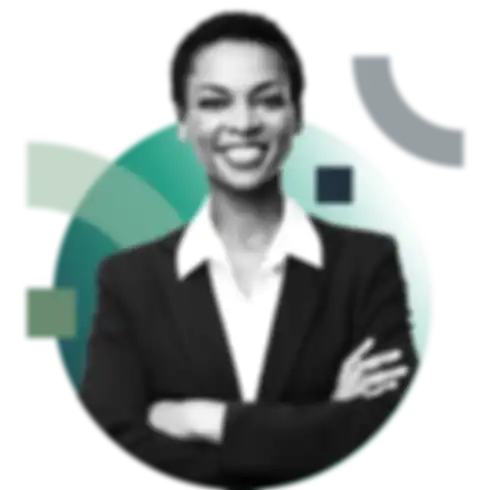 Smiling African woman